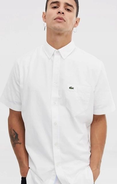 LACOSTE KOSZULA Z KRÓTKIM RĘKAWEM