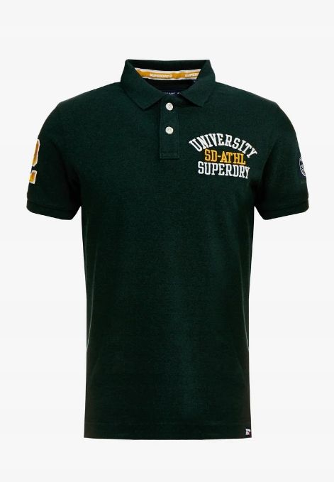 SUPERDRY POLOZIELONA KOSZULKA Z LOGO M