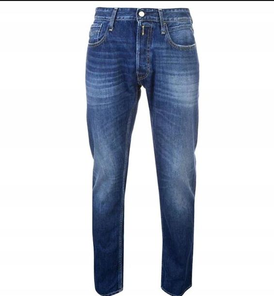 REPLAY MĘSKIE SPODNIE JEANS 38W