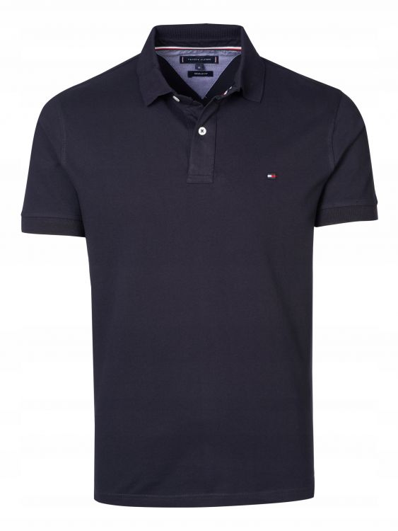 TOMMY HILFIGER GRANATOWA KOSZULKA POLO