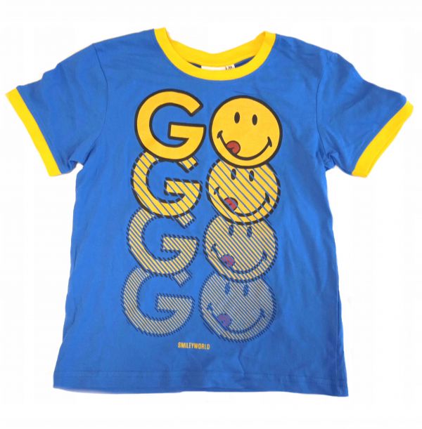 SMILEY WORLD T-SHIRT Z NADRUKIEM