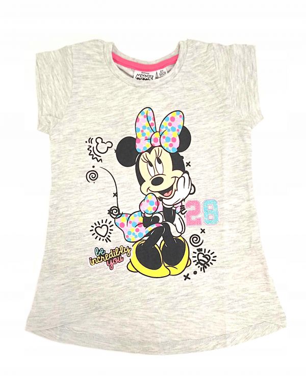 MYSZKA MINNIE T-SHIRT DZIEWCZĘCY