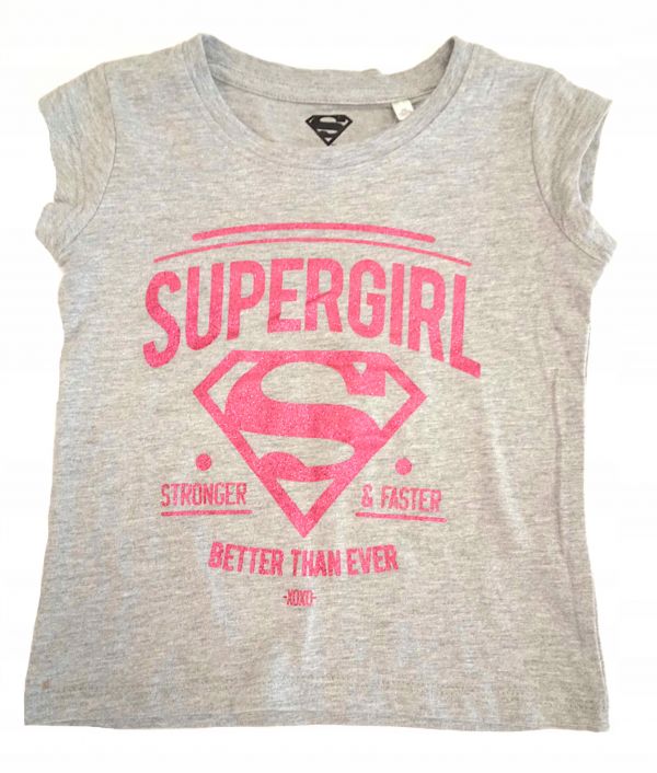 SUPERGIRL T-SHIRT Z BROKATEM