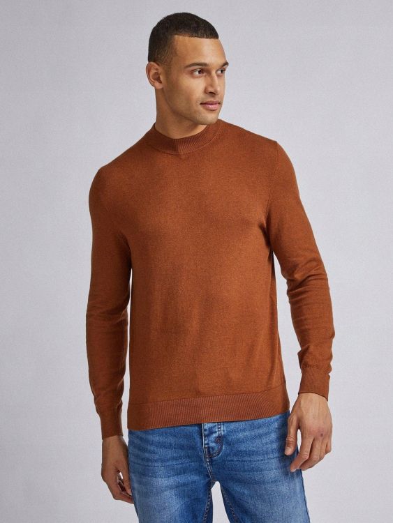 BURTON MENSWEAR LONDON BURTON BRĄZOWY SWETER