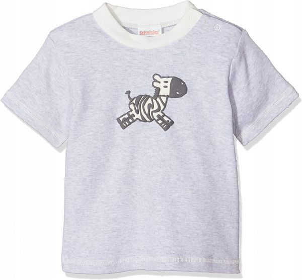 SCHNIZLER SZARY T-SHIRT DZIECIĘCY-ZEBRA_56