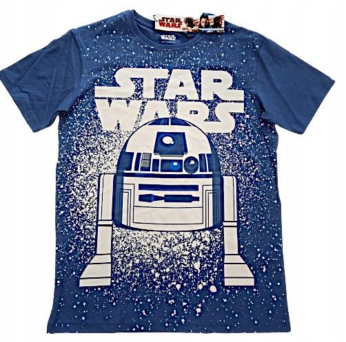 DISNEY STAR WARS NIEBIESKI T-SHIRT R2D2