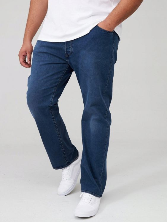 LEVI'S GRANATOWE SPODNIE JEANS 