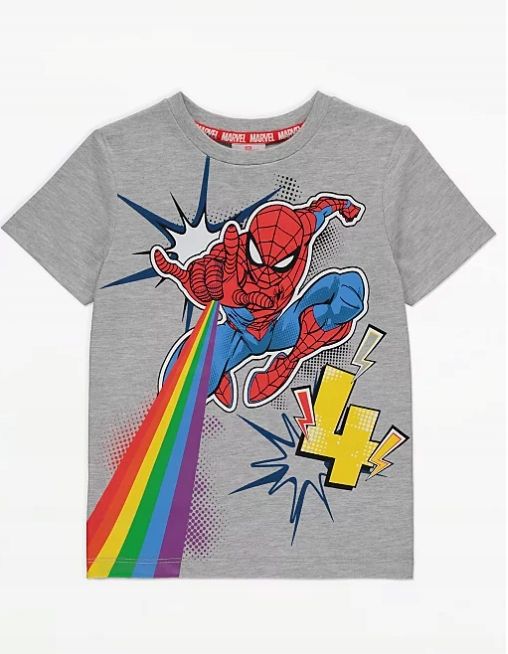 GEORGE MARVEL SPIDER-MAN T-SHIRT   98-104