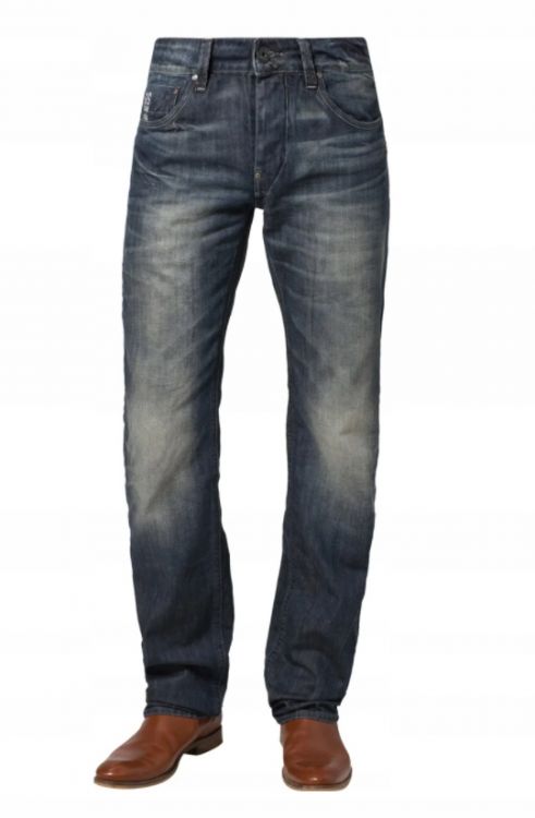 G-STAR RAW ATTACC LOW STRAIGHT JEANSY   33/32