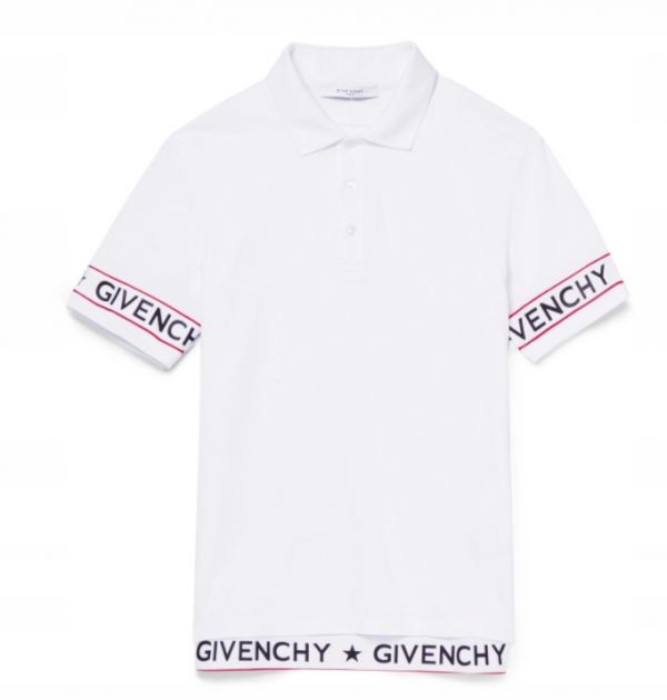 GIVENCHY BIAŁA KOSZULKA POLO   92