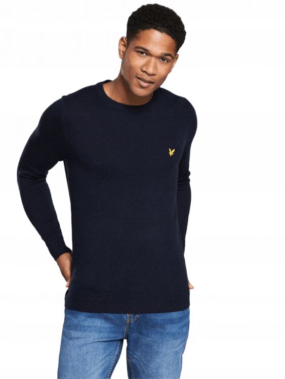 LYLE AND SCOTT MĘSKI GRANATOWY SWETER  XS