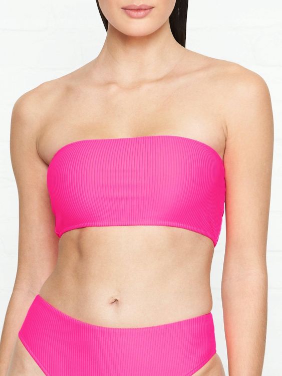 FRANKIES BIKINIS RÓŻOWA GÓRA OD BIKINI BANDEAU