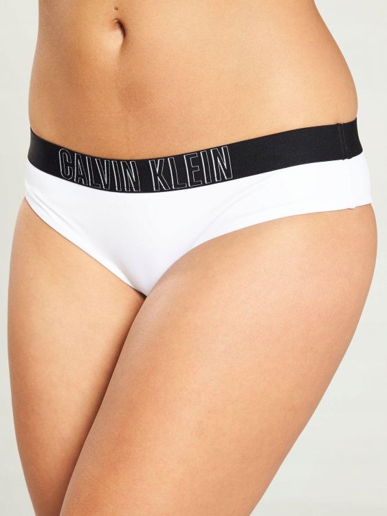 CALVIN KLEIN BIAŁY DÓŁ OD BIKINI Z LOGO