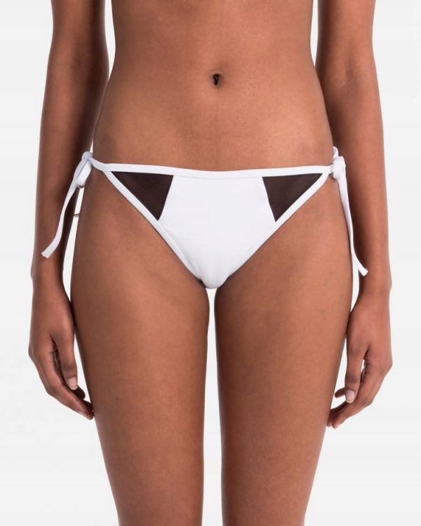 CALVIN KLEIN BIAŁY WIĄZANY DÓŁ OD BIKINI