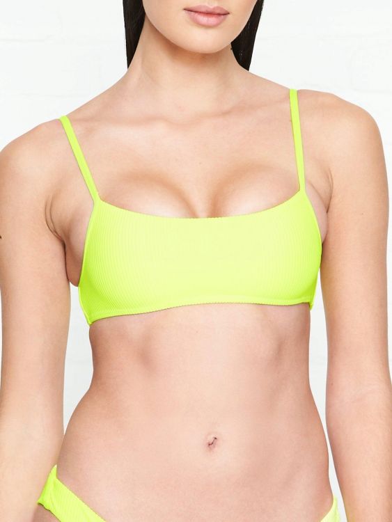 FRANKIES BIKINIS ŻÓŁTA NEONOWA GÓRA OD BIKINI