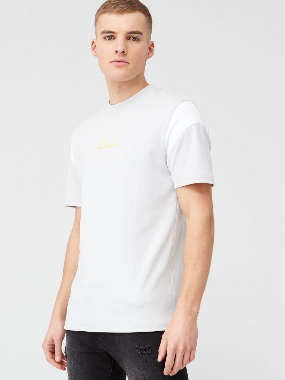 RIVER ISLAND T-SHIRT MĘSKI Z NADRUKIEM