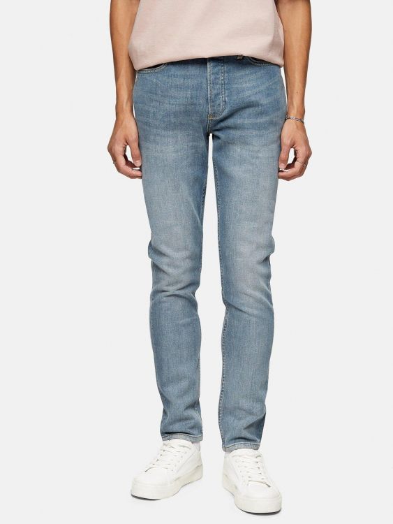 TOPMAN MĘSKIE NIEBIESKIE SPODNIE JEANS