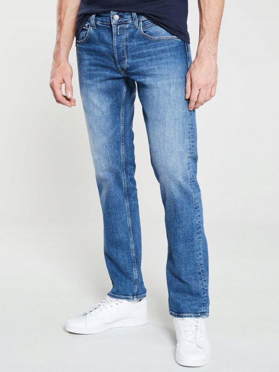 REPLAY NIEBIESKIE SPODNIE MĘSKIE JEANS  30-34