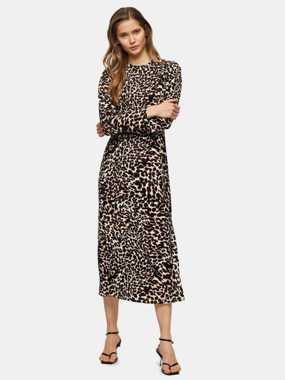 TOPSHOP PROSTA SUKIENKA MIDI W CENTKI