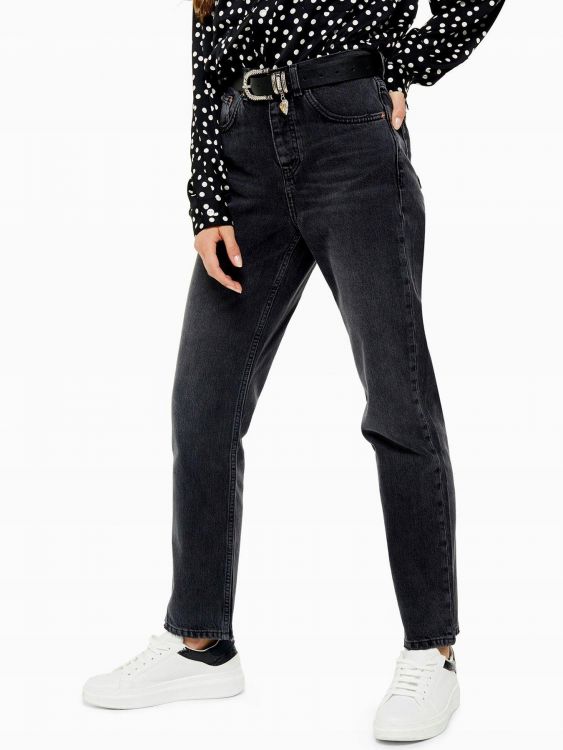 TOPSHOP CZARNE JEANSY DAMSKIE