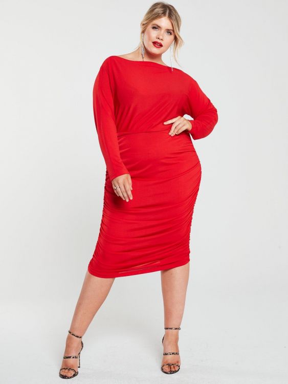 AX PARIS CURVE MARSZCZONA SUKIENKA PLUS SIZE