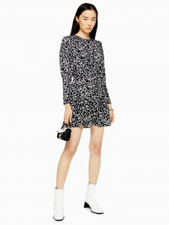 TOPSHOP MINI SUKIENKA Z PRINTEM