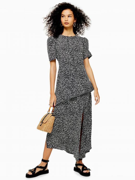 TOPSHOP SUKIENKA MIDI WE WZÓR  38