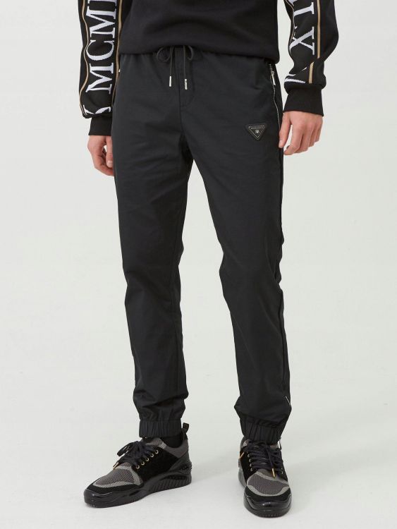 RIVER ISLAND MĘSKIE CZARNE SPODNIE JOGGER