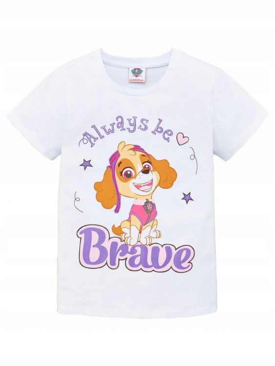 PAW PATROL BAWEŁNIANY T-SHIRT DZIEWCZĘCY